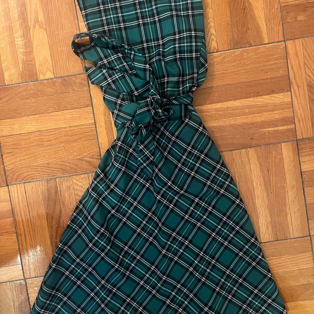 Sleeveless Bow Waist Love Circle Dress - size 0 - Picture 3 of 5